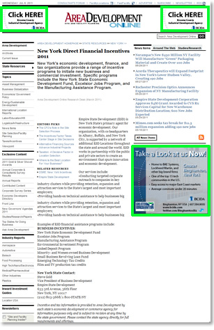Sample State Resource Article Page/Rectangle Ad 